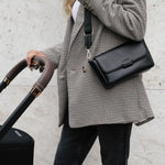 Joissy Mała torebka dla mamy crossbody Kenza black/gun metal