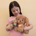 Olli Ella Maskotka dla dziecka Binky Puppy Benny Gold