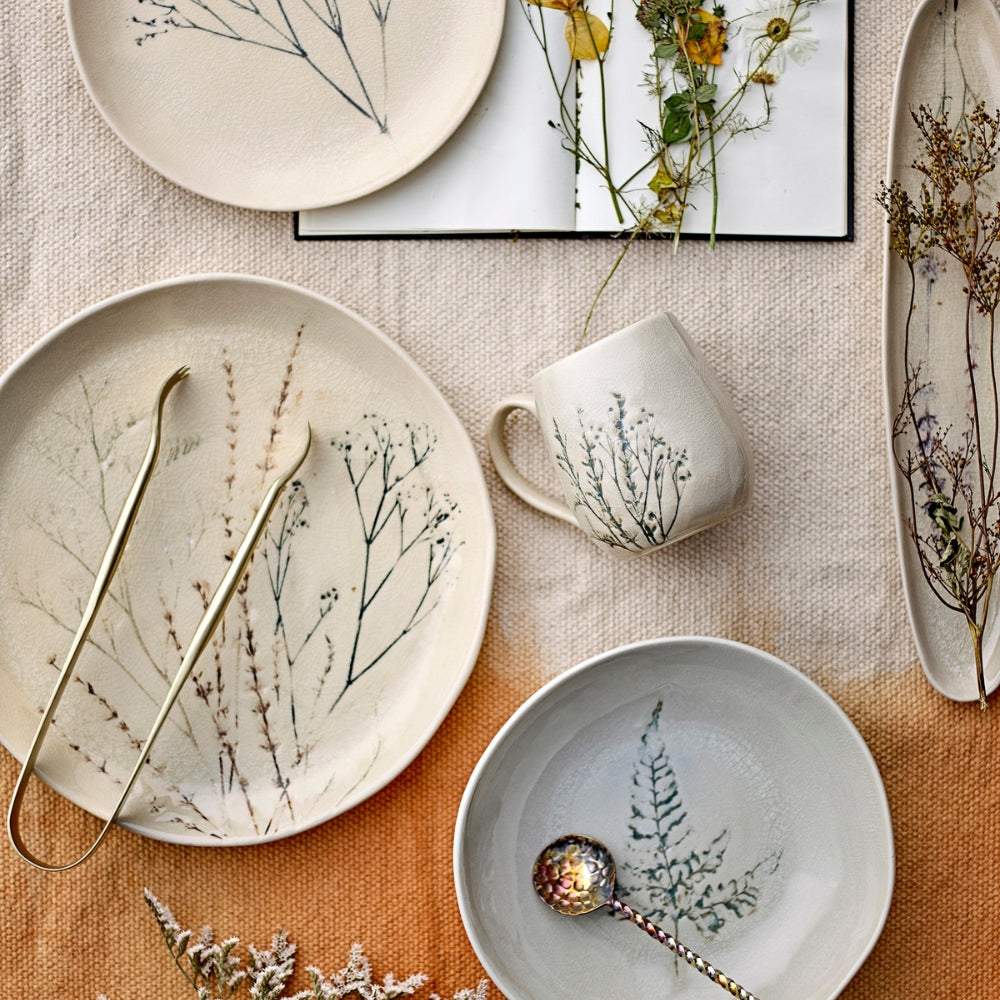 Bloomingville Zestaw naczyń śniadaniowych Bea Nature Stoneware
