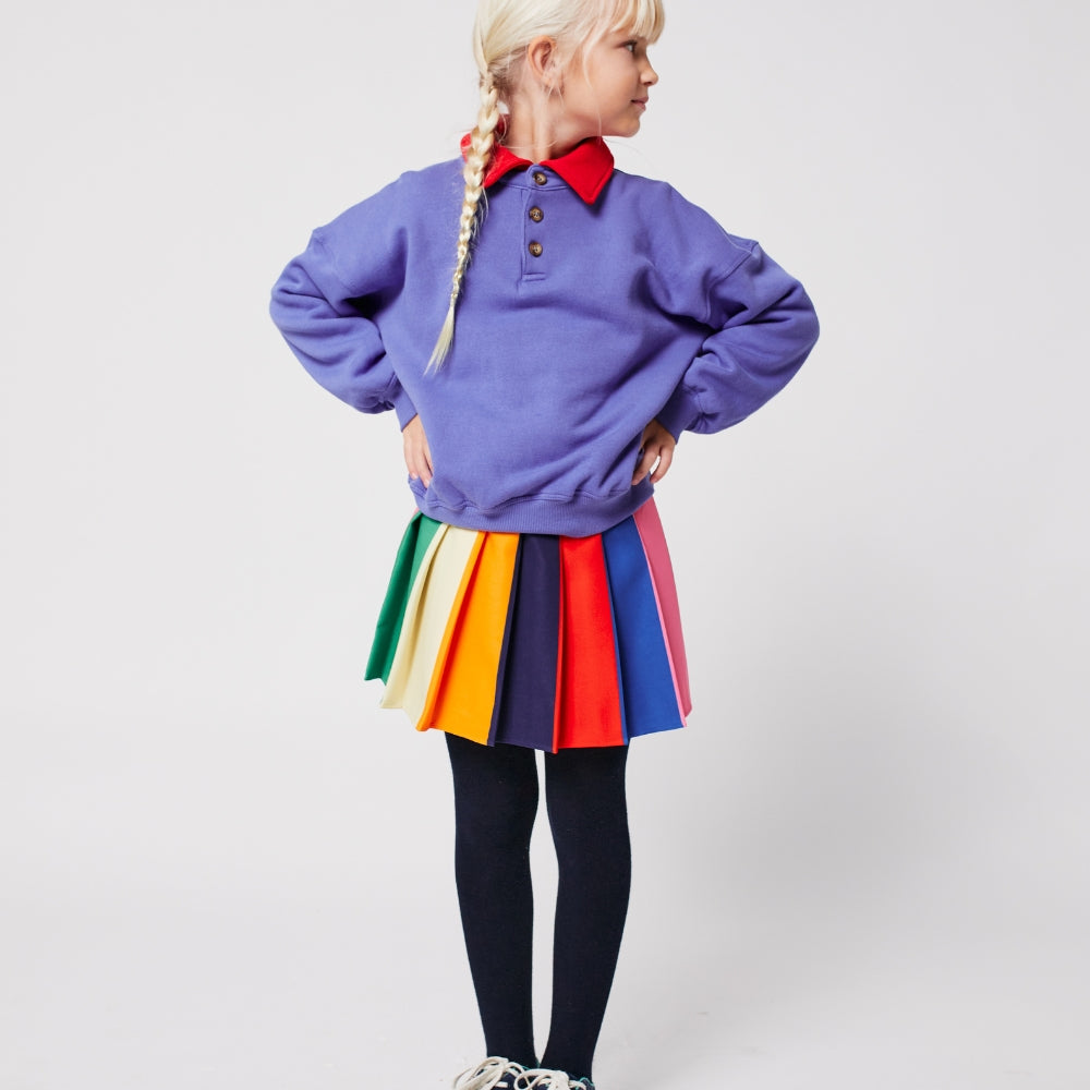 Bobo Choses Plisowana spódnica dla dziewczynki Color Block