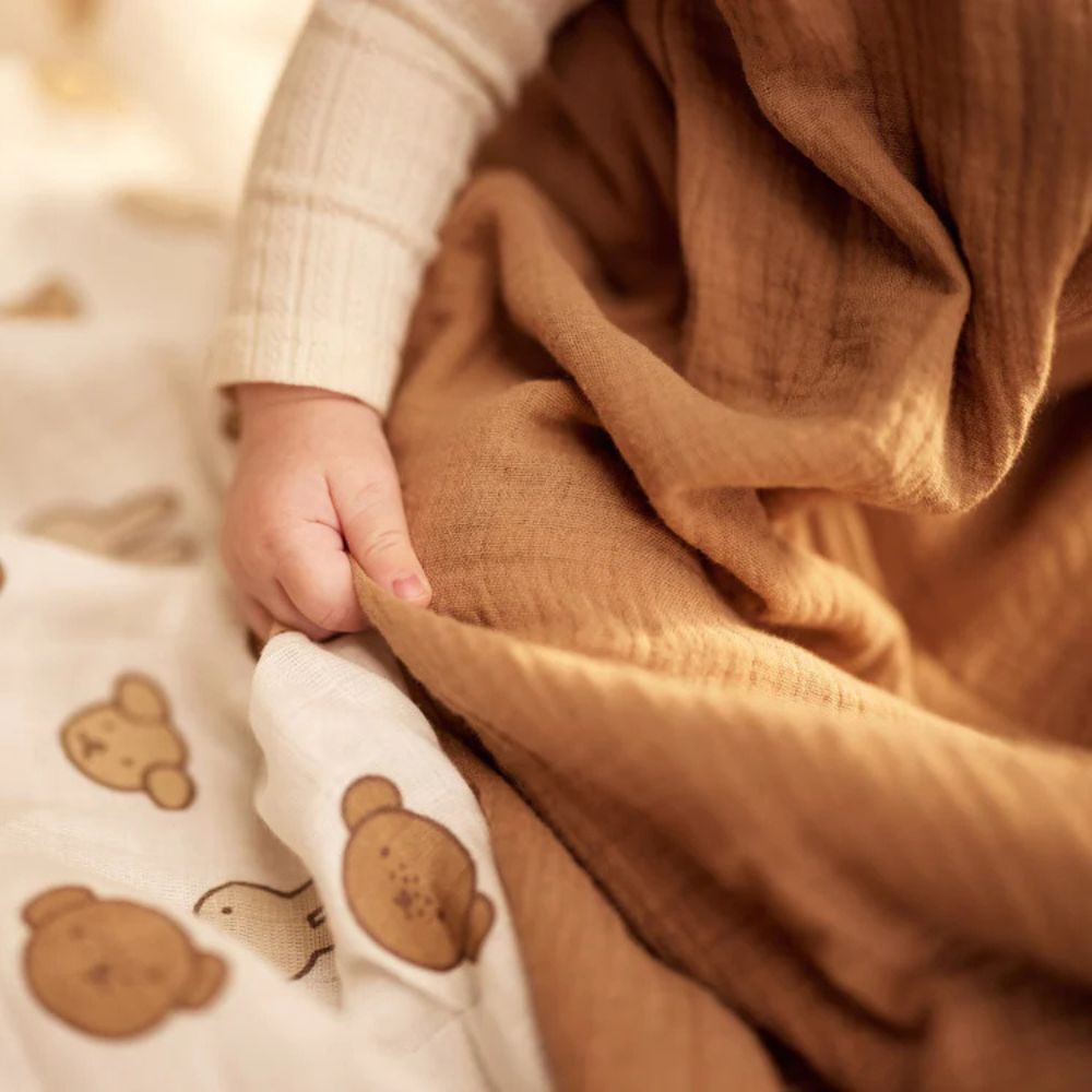 Jollein Śpiworek do spania Muslin Biscuit 70cm