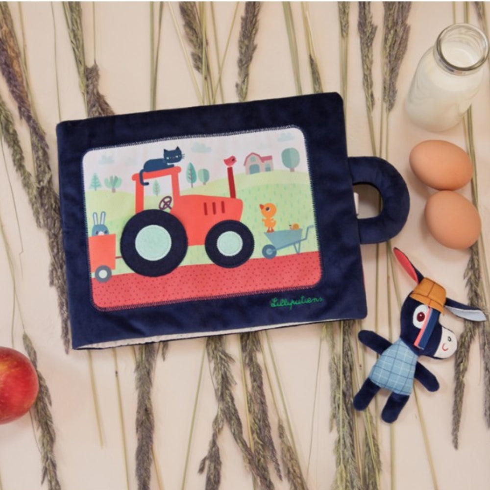 Lilliputiens Książeczka sensoryczna “Osiołek Ignace na farmie”