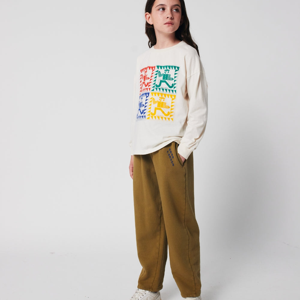 Bobo Choses Spodnie dresowe dla dzieci Brown