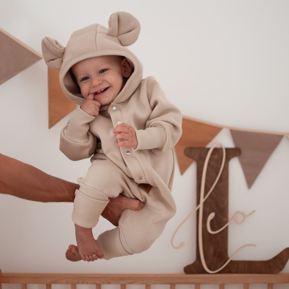 Zezuzulla Kombinezon niemowlęcy Uszaty Mleczko