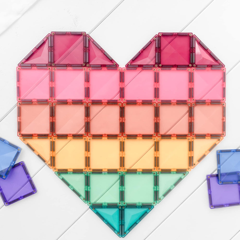 Connetix Klocki magnetyczne dla dzieci Pastel Mega Pack 202el.