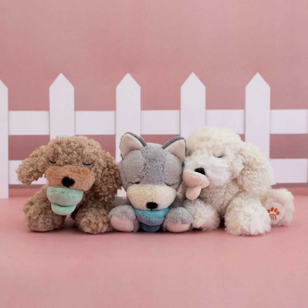 Olli Ella Maskotka dla dziecka Binky Puppy Belle Cream