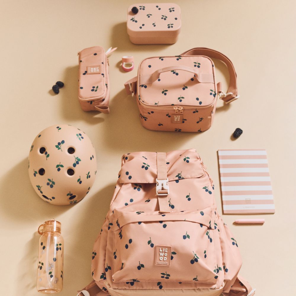 Liewood Zestaw lunchbox i butelka na wodę Yang Tritan Berry Pale Tuscany
