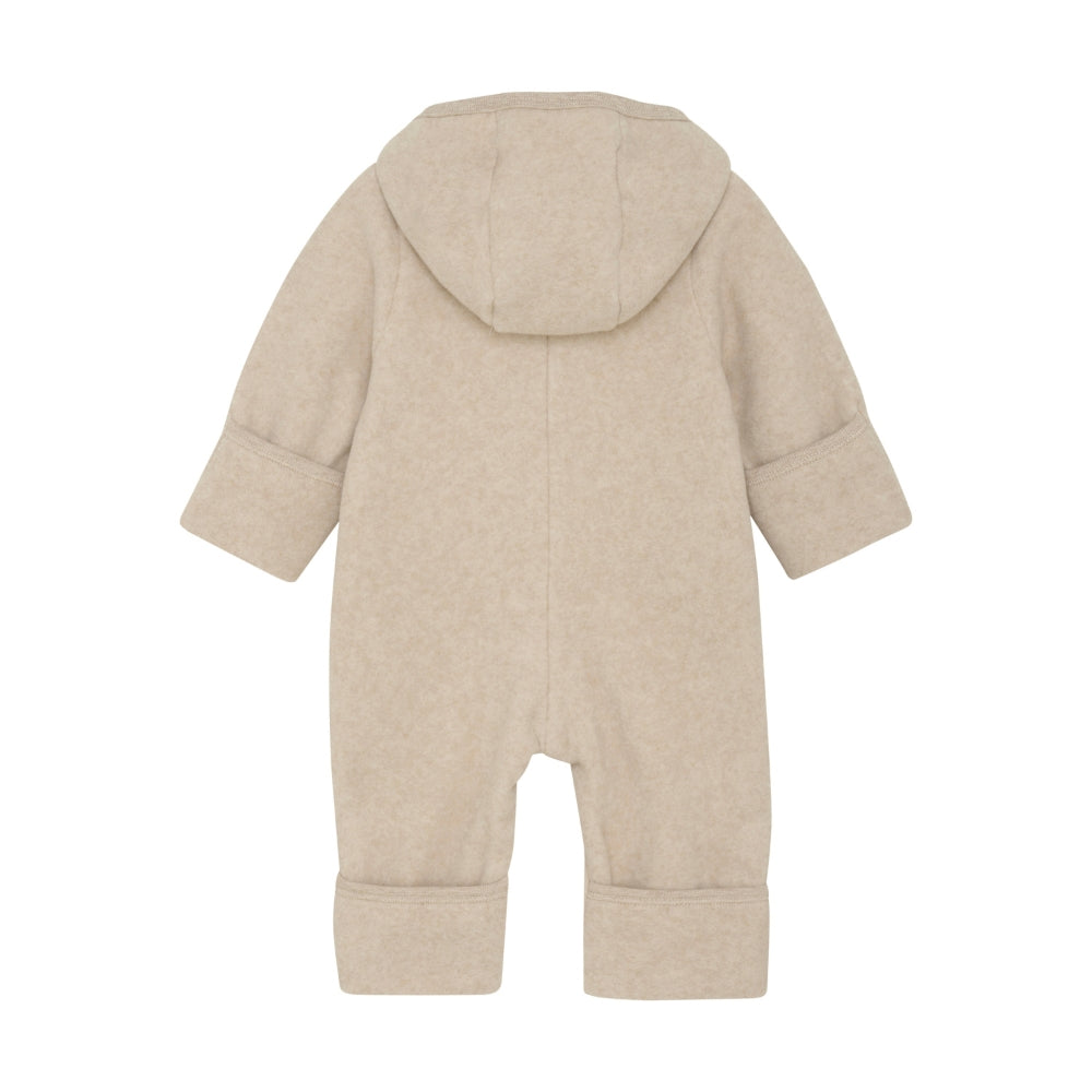 Huttelihut Kombinezon dla niemowlaka bawełniany Camel Melange