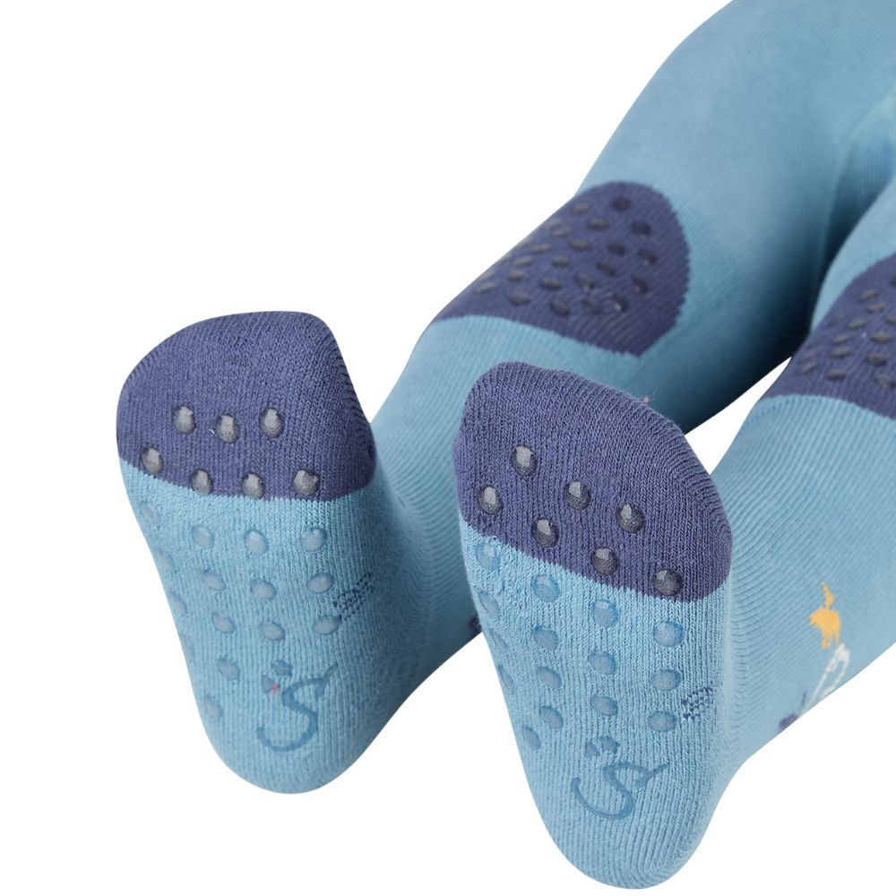 Sterntaler Rajstopy do raczkowania Dinozaur niebieskie 74/80cm