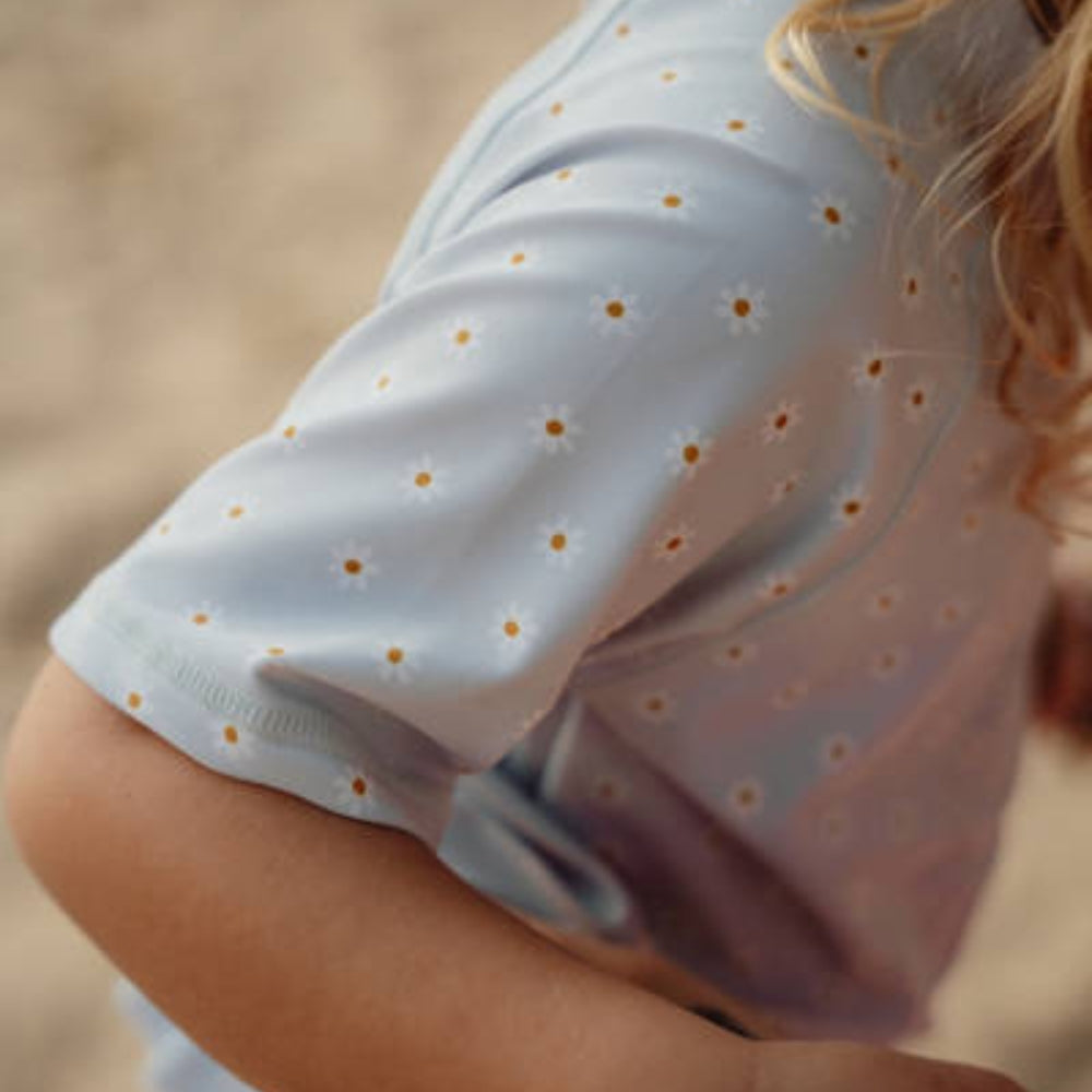 Little Dutch Koszulka kąpielowa dziewczęca Daisy Blue rozmiar 98/104