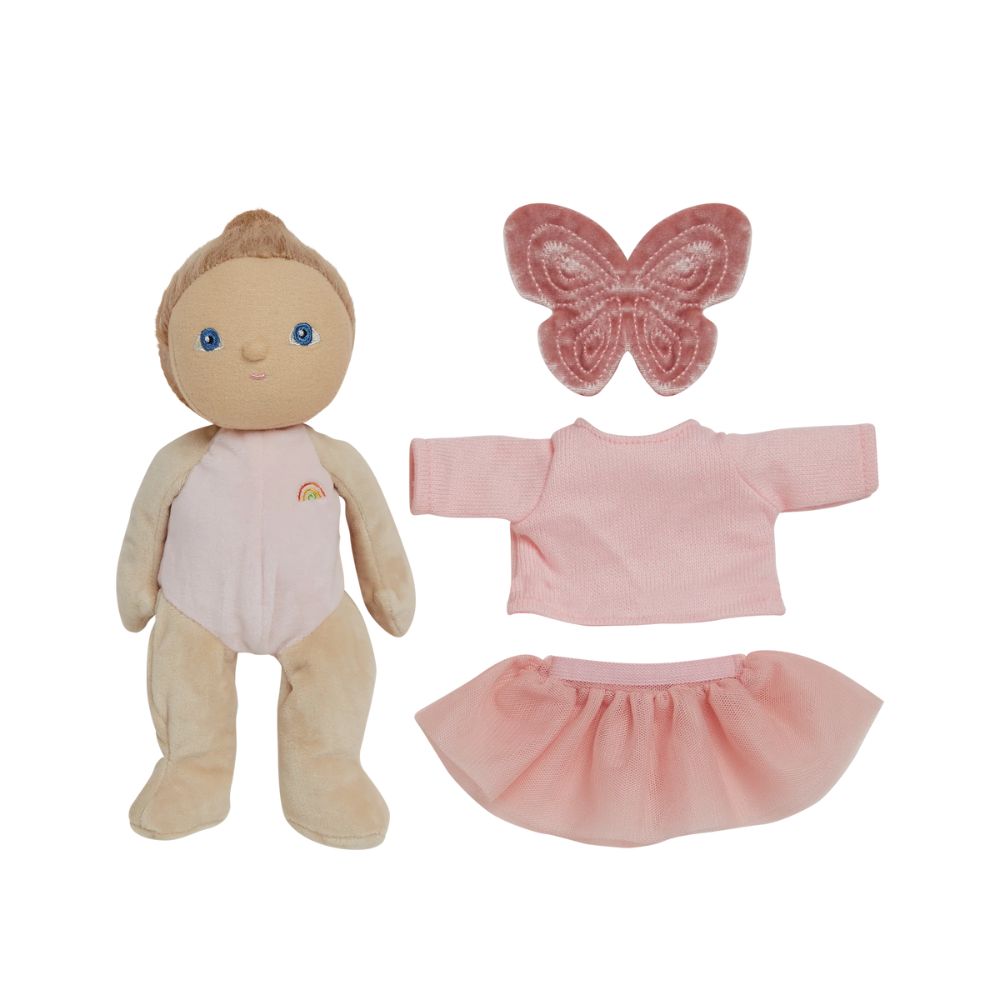 Olli Ella Lalka dla dziewczynki Dress Me Dinky Mia Melody Pink