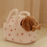 Little Dutch Przytulanka dla dzieci Pies Jackie w torbie