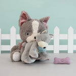 Olli Ella Maskotka dla dziecka Binky Puppy Banjo Grey