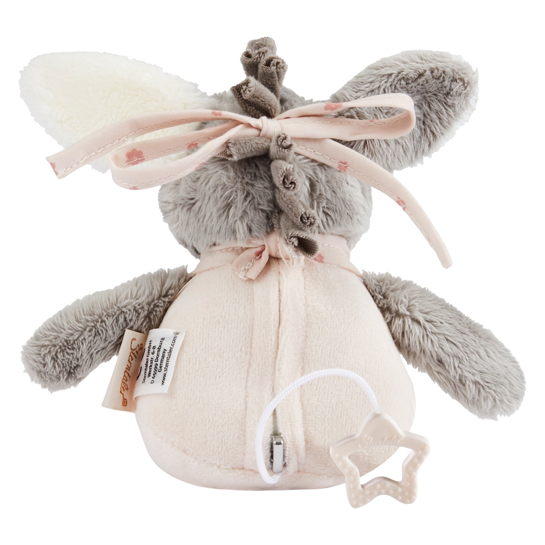 Sterntaler Pozytywka dla niemowlaka Mały Osiołek Emmi Jasnoróżowy
