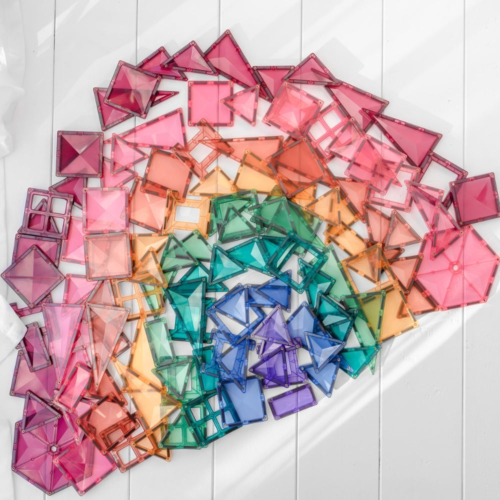 Connetix Klocki magnetyczne dla dzieci Pastel Mega Pack 202el.