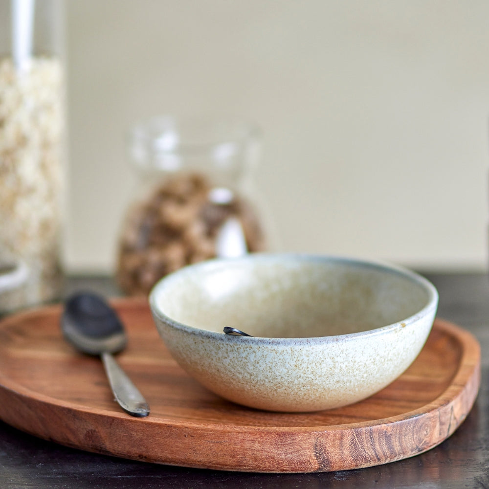 Bloomingville Zestaw naczyń śniadaniowych Paula Nature Stoneware