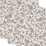 Jollein Pieluszki muślinowe dla noworodka Retro Flowers - 3 sztuki