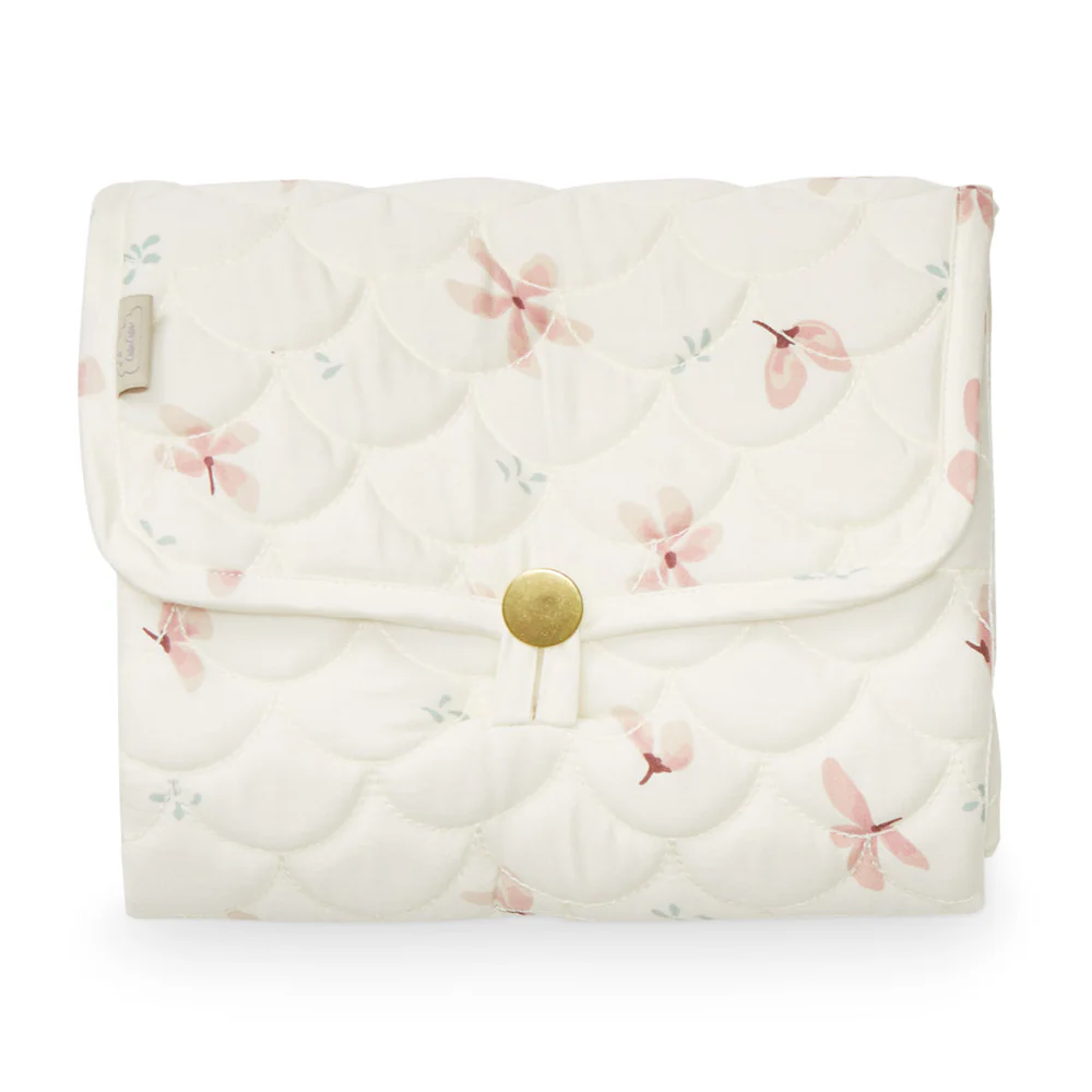 Cam Cam Copenhagen Mata do przewijania Pikowana OCS Windflower Creme