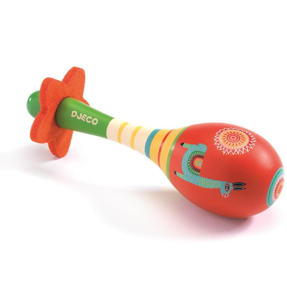 Djeco Drewniany instrument dla dzieci Marakas