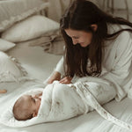 Memi Bambusowy otulacz muślinowy boho flowers 100x100 cm