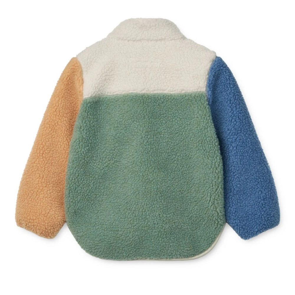 Liewood Kurtka dla dzieci Nolan Pile Jacket Peppermint multi mix