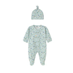 Mayoral Pajacyk z czapką dla niemowlaka Jadeitowa Zieleń