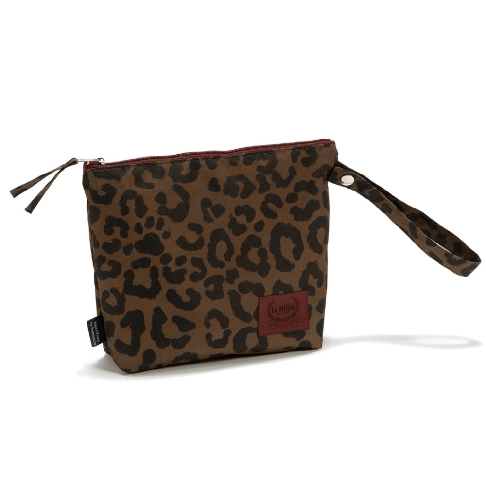 La Millou Kosmetyczka wodoodporna Leopard Choco by Magdalena Lamparska S