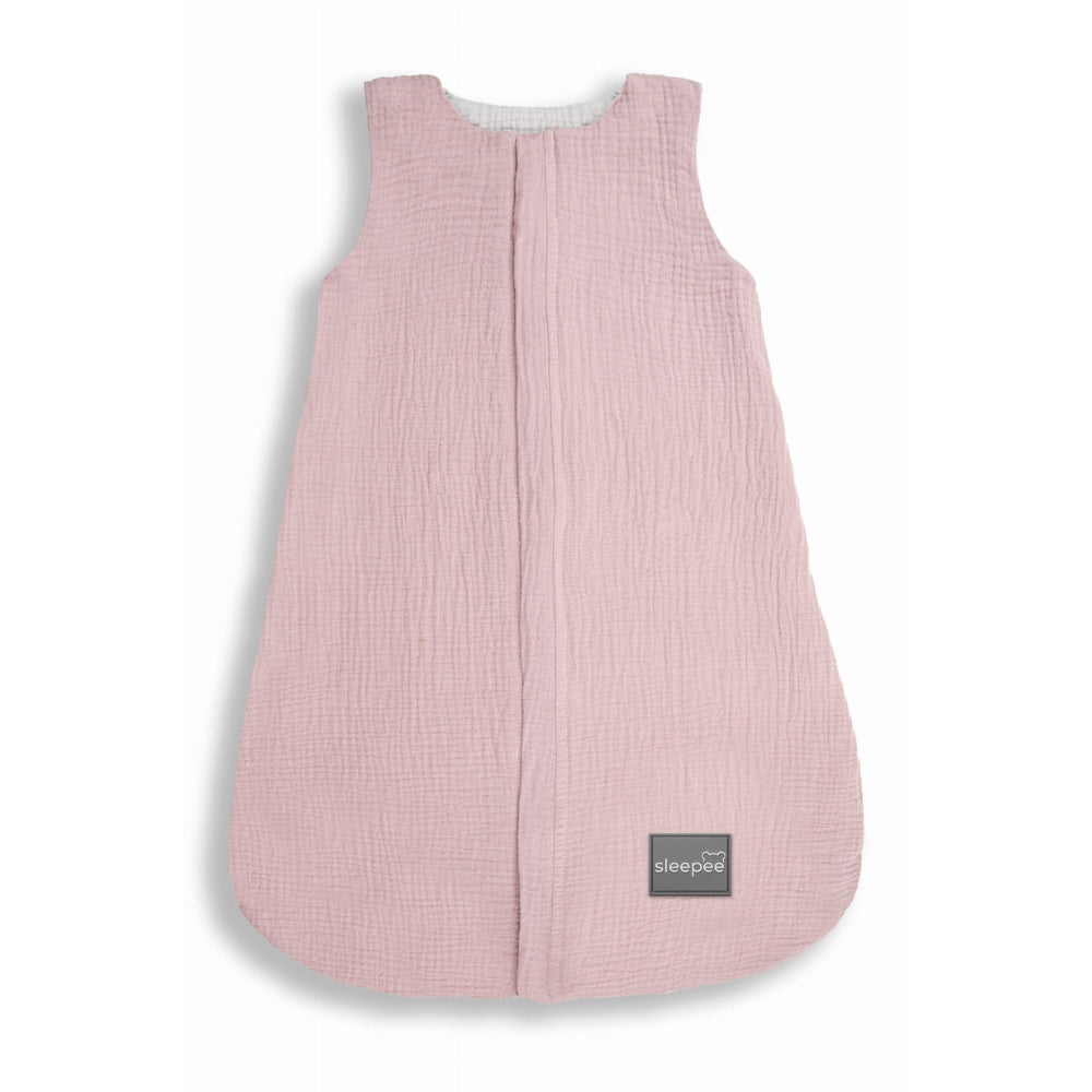 Sleepee Dwustronny muślinowy śpiworek Rose 0-4m