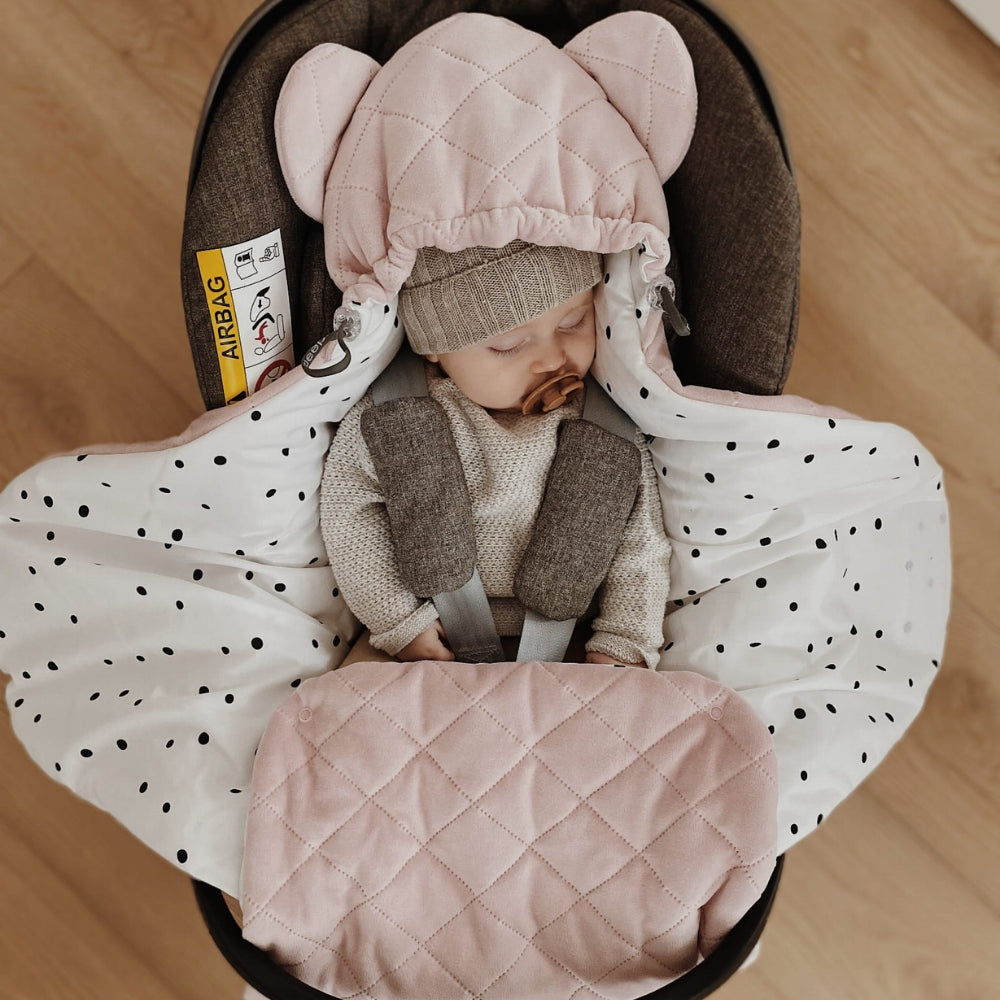 Sleepee Otulacz do fotelika samochodowego Royal Baby Pink