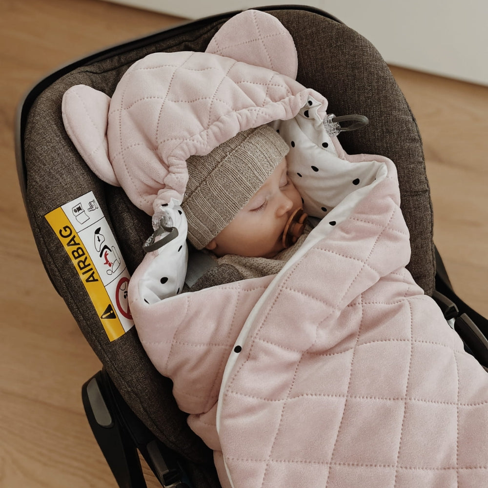 Sleepee Otulacz do fotelika samochodowego Royal Baby Pink