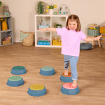 B. Toys Balance & Hop Stepping Stones zestaw pól sensorycznych 6 szt