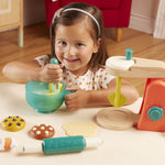 B.Toys Drewniany mikser z akcesoriami i składnikami do pieczenia ciast