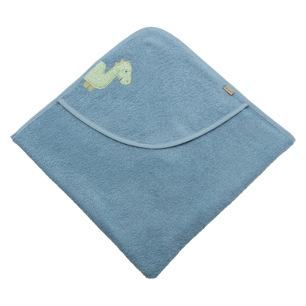 Sterntaler Ręcznik kąpielowy z kapturkiem Dino Rexi 80x80 cm