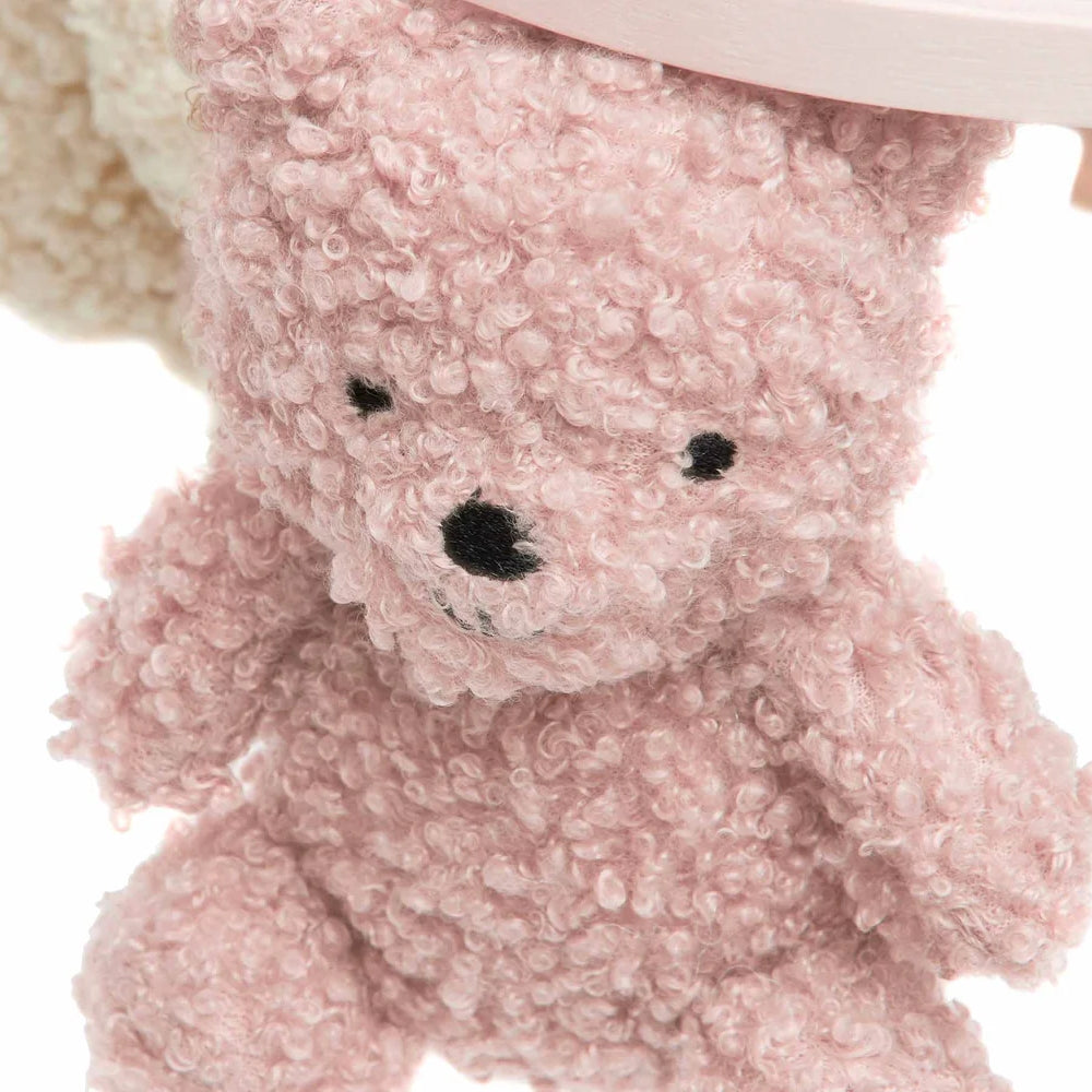 Jollein Karuzela do łóżeczka Teddy Bear Wild Rose Natural