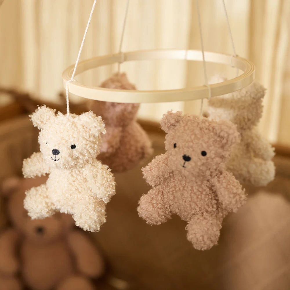 Jollein Karuzela do łóżeczka Teddy Bear Wild Rose Natural
