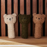 Jollein Grzechotka dla niemowlaka Teddy Bear Biscuit Brown