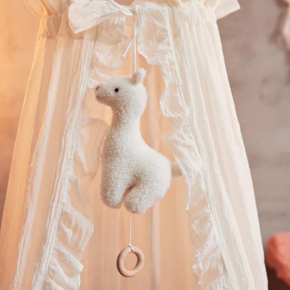 Jollien Pozytywka dla niemowlaka Lama Off White Cream