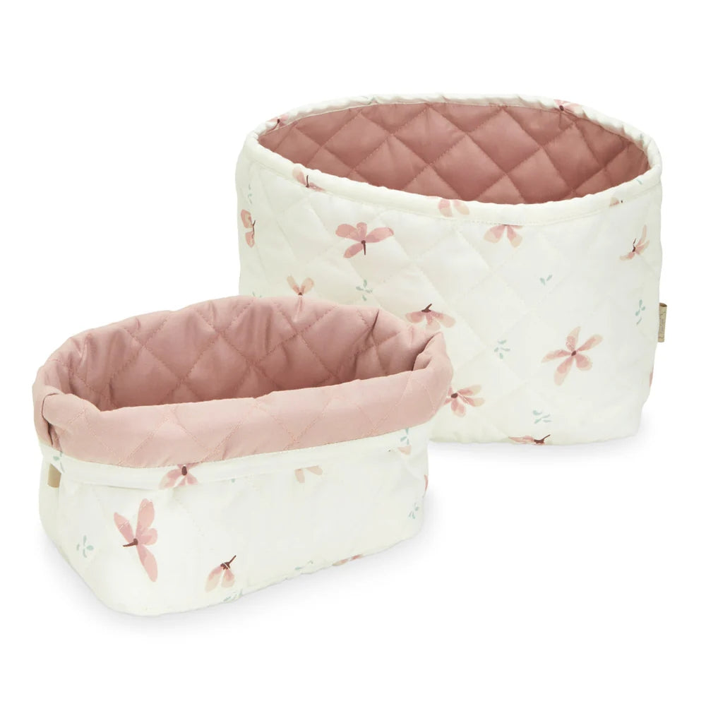 Cam Cam Copenhagen Organizer na pieluszki pikowany zestaw 2 szt. Windflower Creme