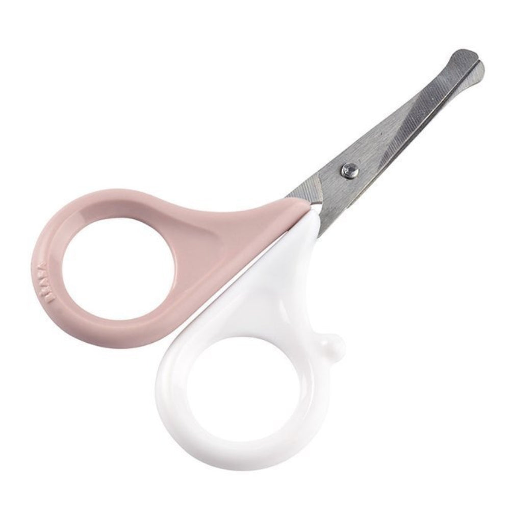 Beaba Nożyczki do paznokci w etui Old Pink