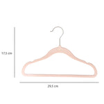 3 Sprouts Wieszaki dziecięce na ubrania welurowe Cream 15 szt