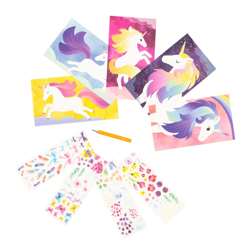 Tiger Tribe Zestaw z Folią Transferową - Jednorożce