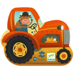 Djeco Puzzle dla dzieci Traktor - 16 elementów