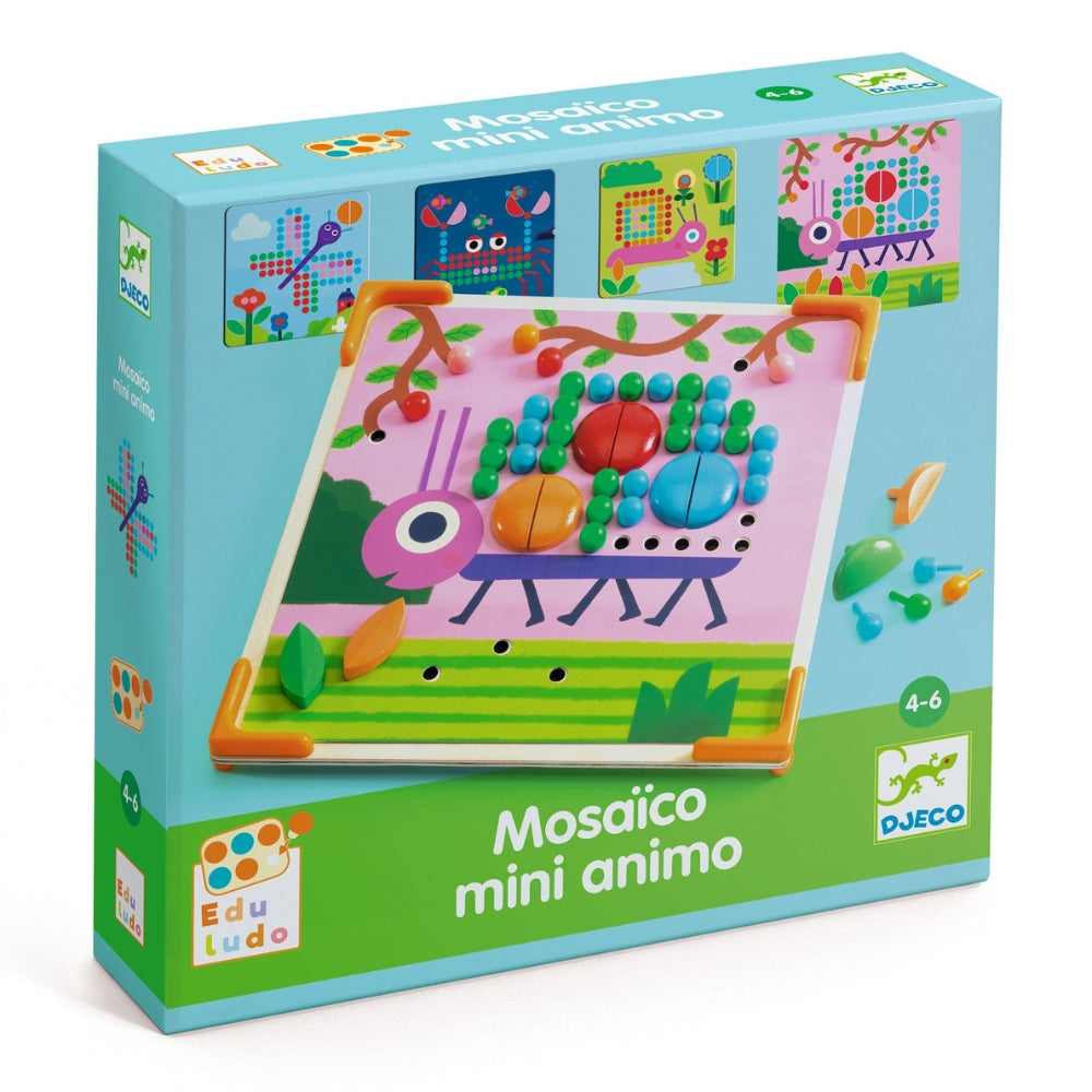 Djeco Mozaika dla dzieci kolorowe obrazki Mini Animo