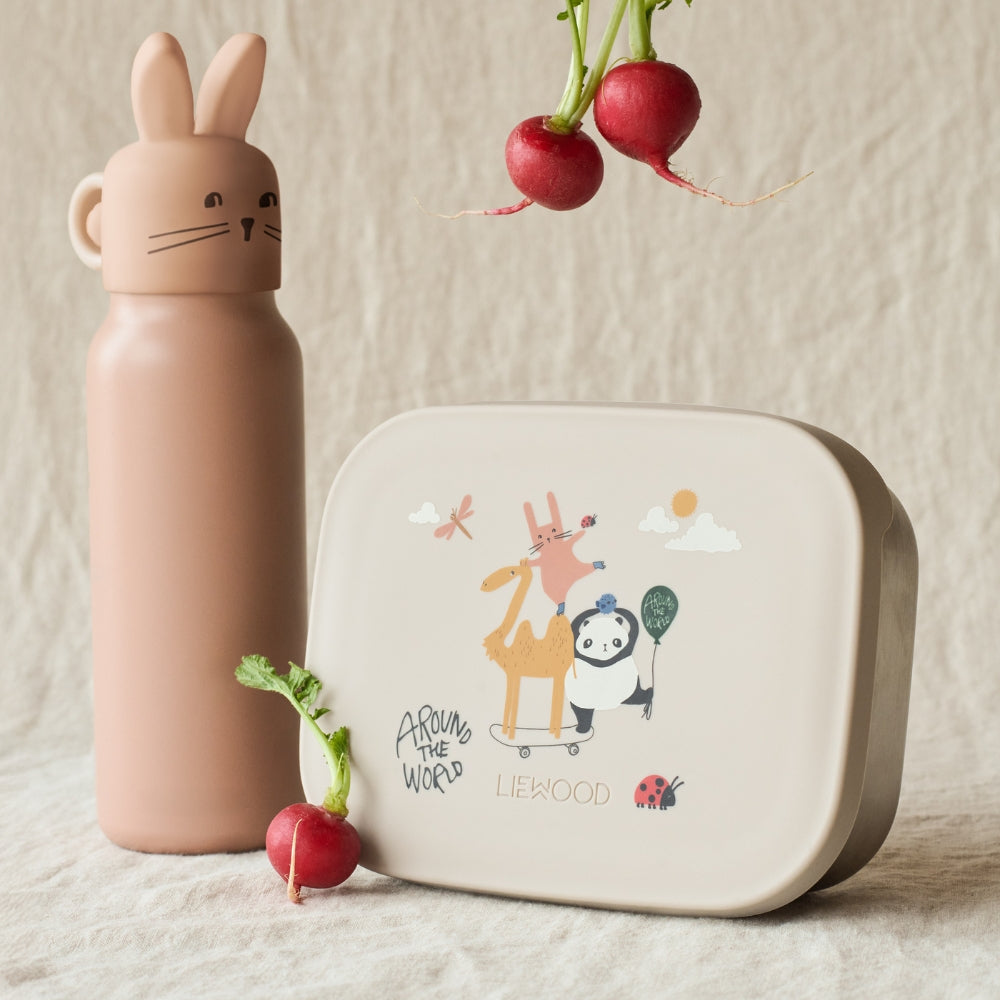 Liewood Lunchbox dla dzieci Arthur Around the world / Sandy