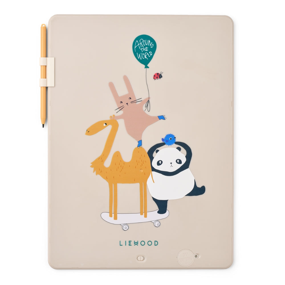 Liewood Tablet do rysowania Zora LCD Around the world / Sandy