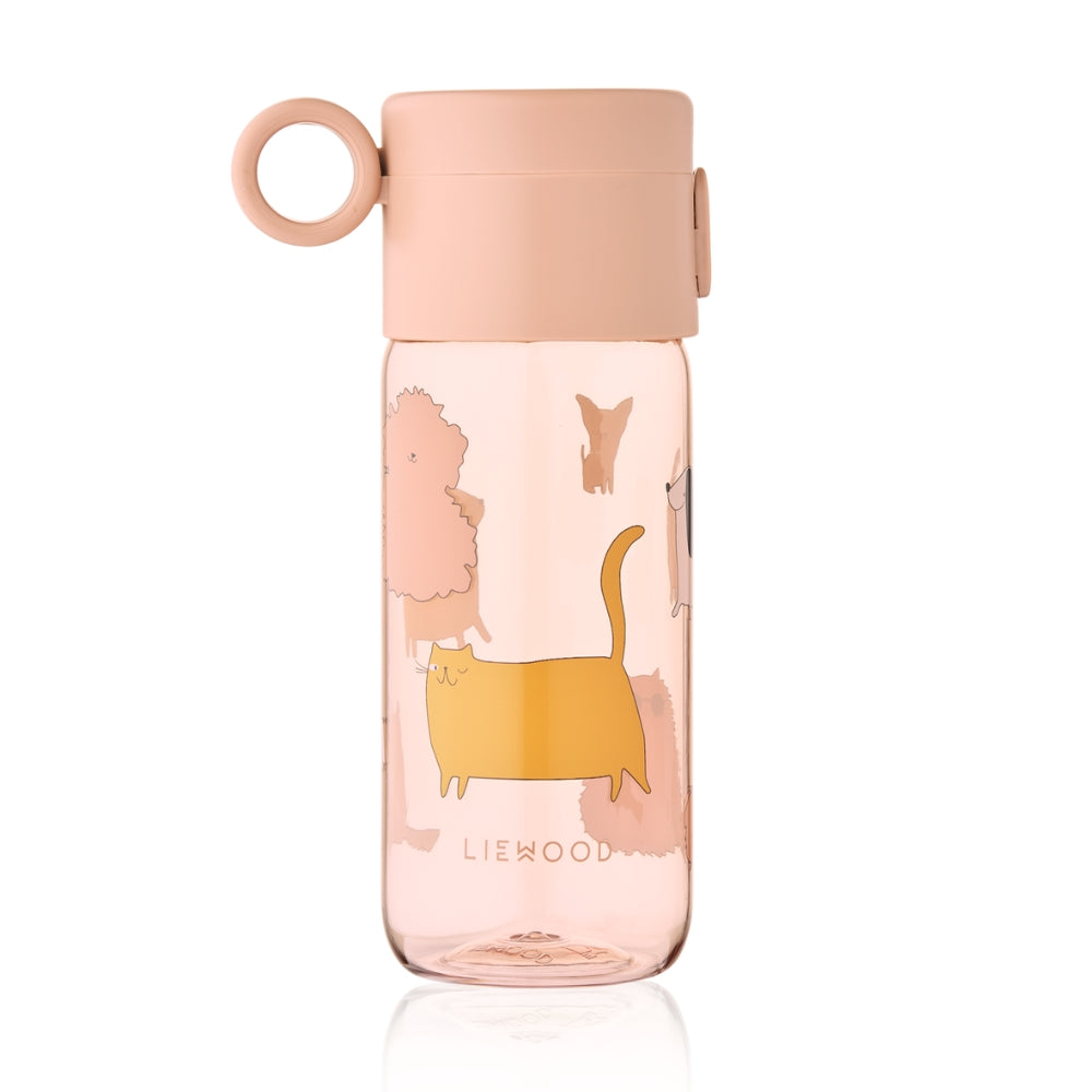 Liewood Bidon dla dzieci Clemence Cats and Dogs / Sandy 350ml