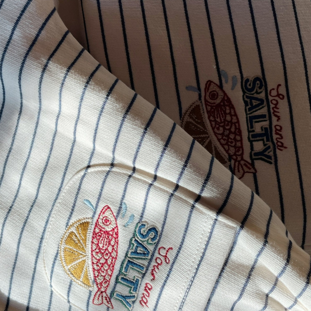 Konges Slojd Bluza dziecięca Amio Captains Blue/Antique White
