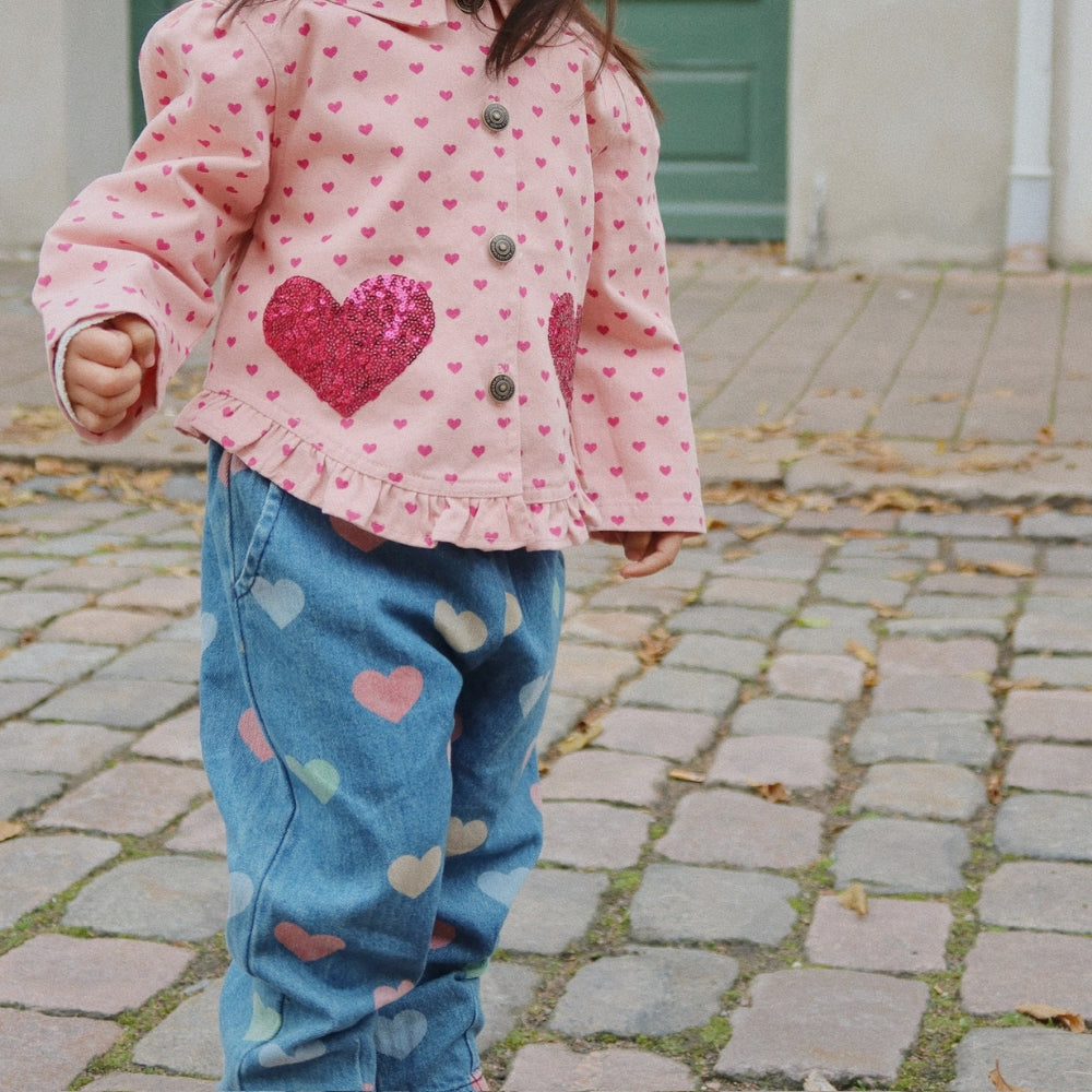 Konges Slojd Spodnie dziewczęce Magot Frill Pants Bon Coeur Colore