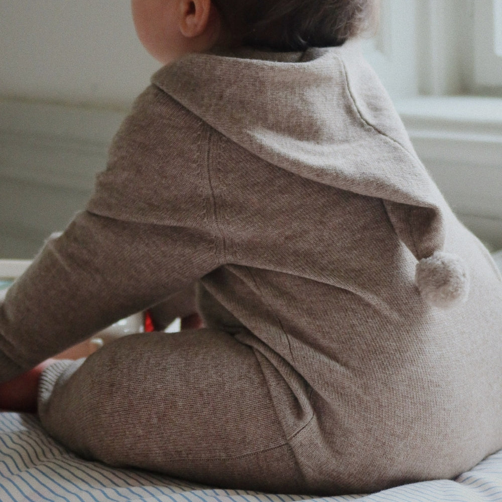 Konges Slojd Body dziecięce Mattou Light Brown
