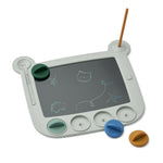 Liewood Tablica do rysowania z pieczątkami Venzora Dove blue multi mix